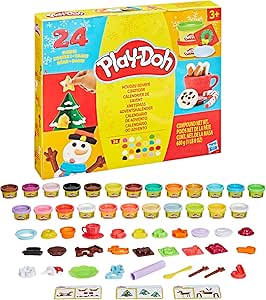 calendario de adviento play-doh