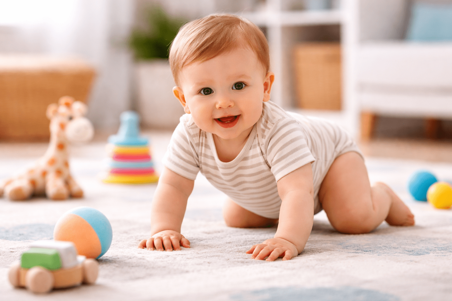 cuándo gatean los bebés
