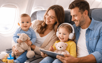 Los 7 imprescindibles para viajar en avión con bebé