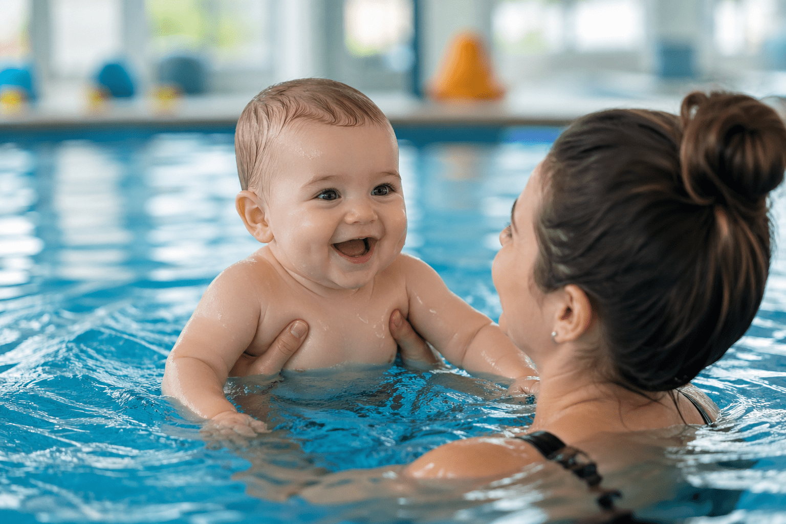 cuándo puede ir un bebé a la piscina