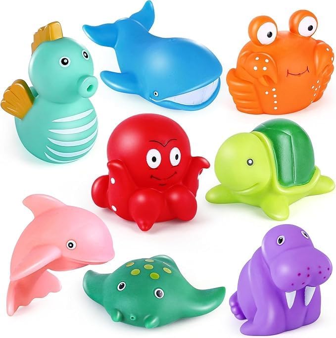 juguetes de baño sin agujeros