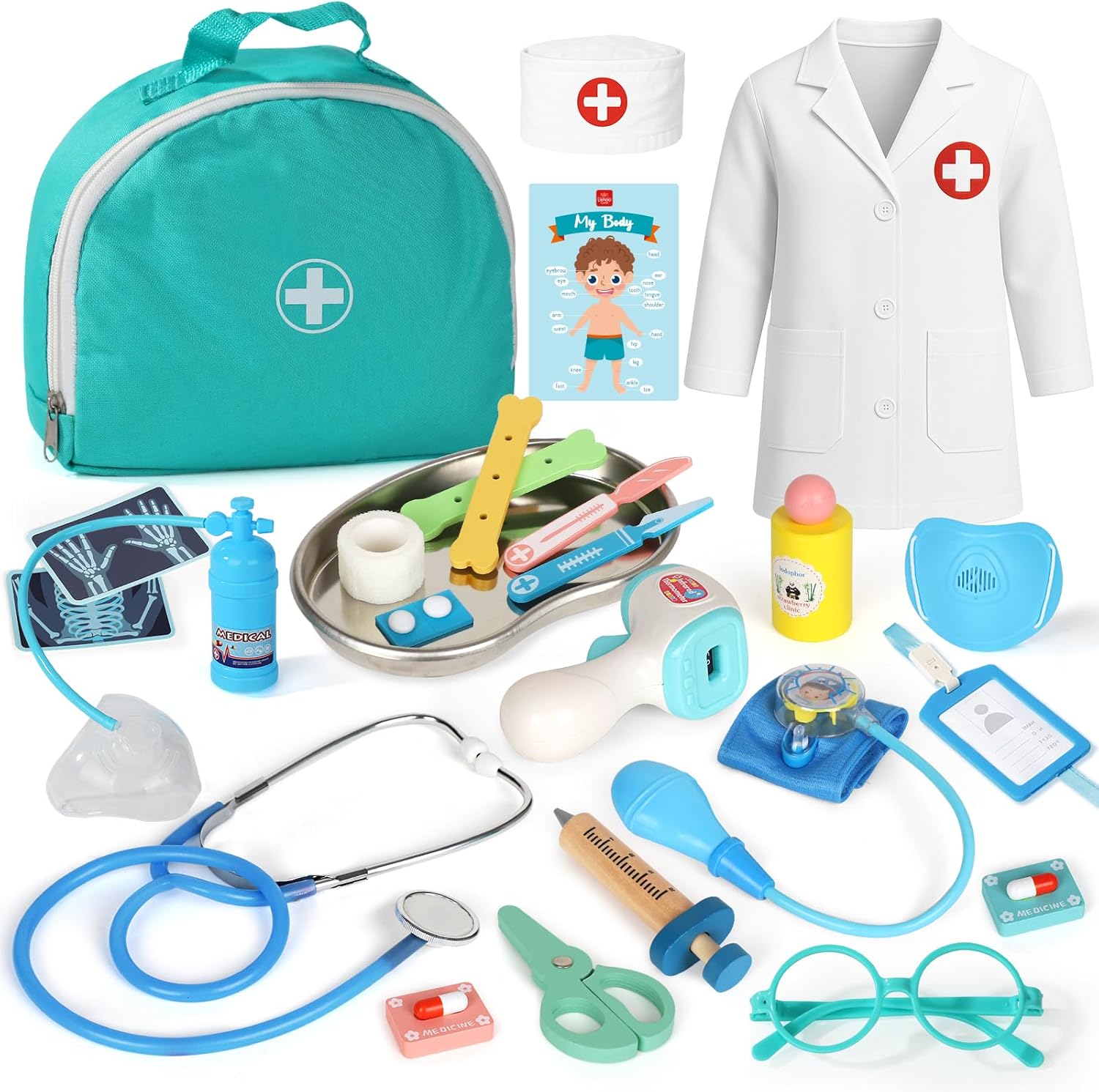 juguetes de imitación maletin medicos