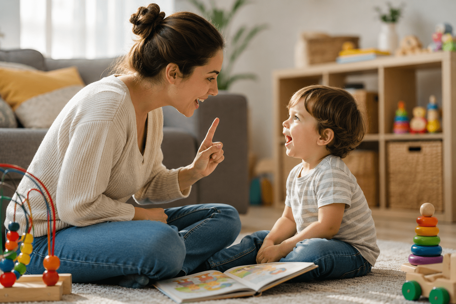 estimular lenguaje niño 2 años